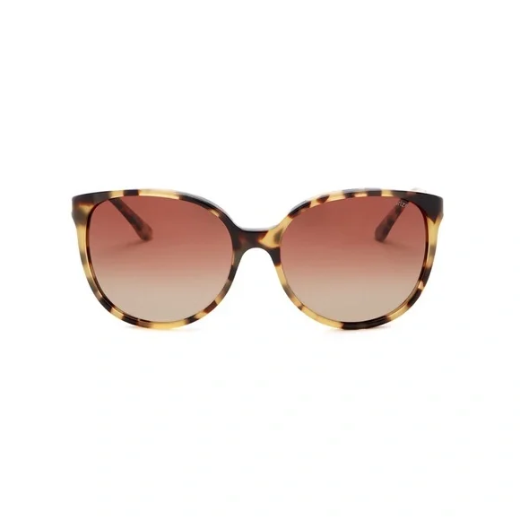 Kate Spade New York Shawna brown tortoise sunglasses with blue green logo case Kate Spade SHAWNA/S Sunglasses | FREE Shipping - Go-Optic  main image 4
